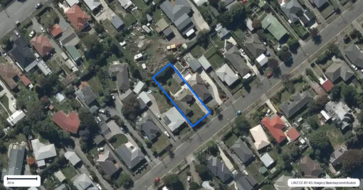 Property context map for 59 Stanbury Avenue, Somerfield, Christchurch