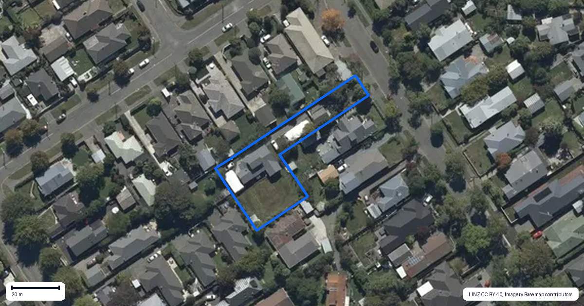 Property context map for 127 Francis Avenue, Mairehau, Christchurch