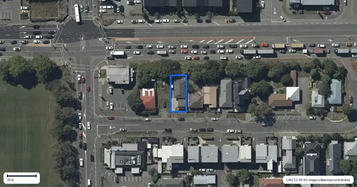 Property context map for 11 Hutcheson Street, Sydenham, Christchurch