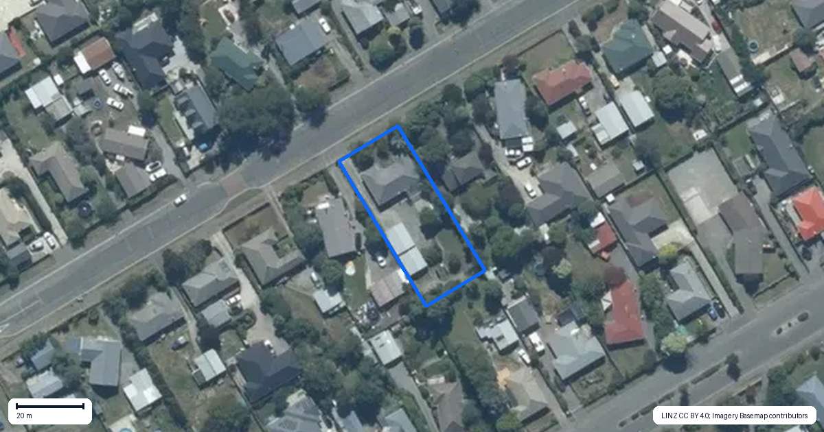 Property context map for 15 Shelley Street, Rolleston