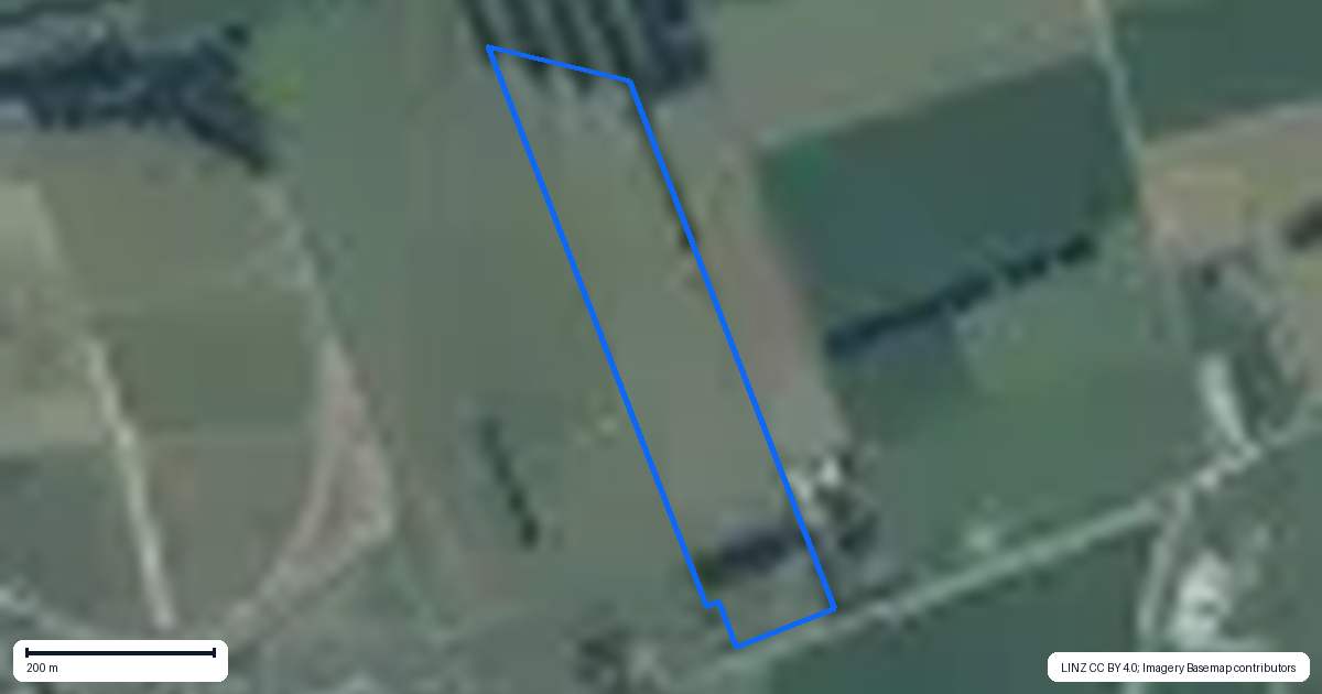 Property context map for 304 Hawkins Road, Hororata