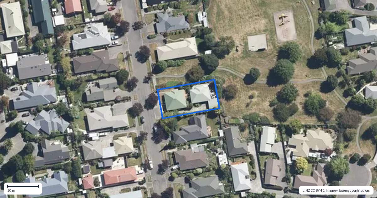 Property context map for 24A Regent Avenue, Rangiora
