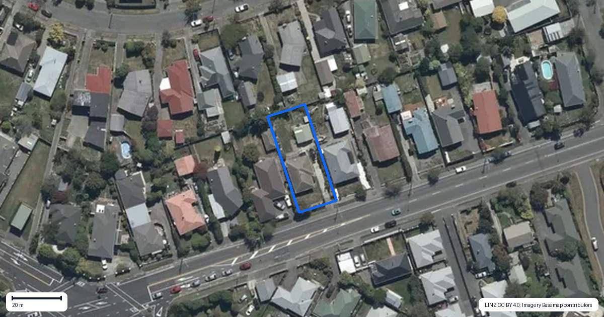 Property context map for 239 Grahams Road, Bishopdale, Christchurch