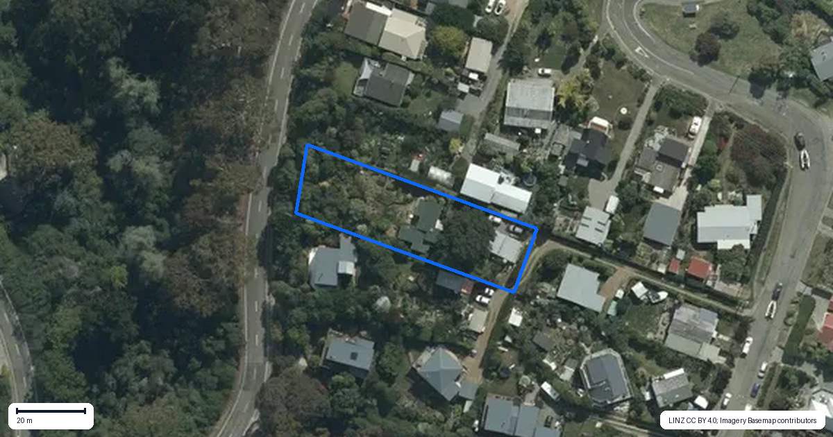 Property context map for 12 Marine Drive, Diamond Harbour