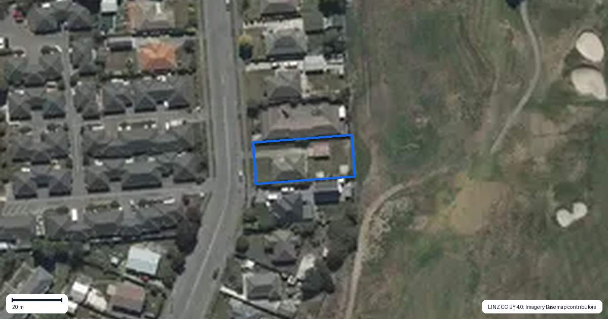 Property context map for 64 Joy Street, Shirley, Christchurch