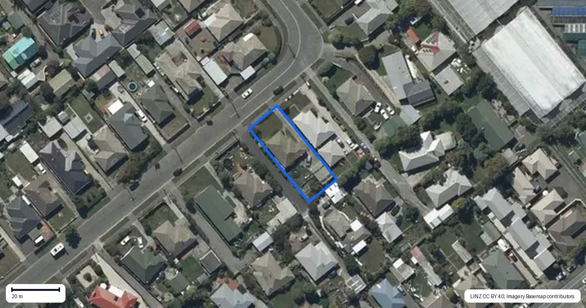 Property context map for 58 Mountfort Street, Spreydon, Christchurch