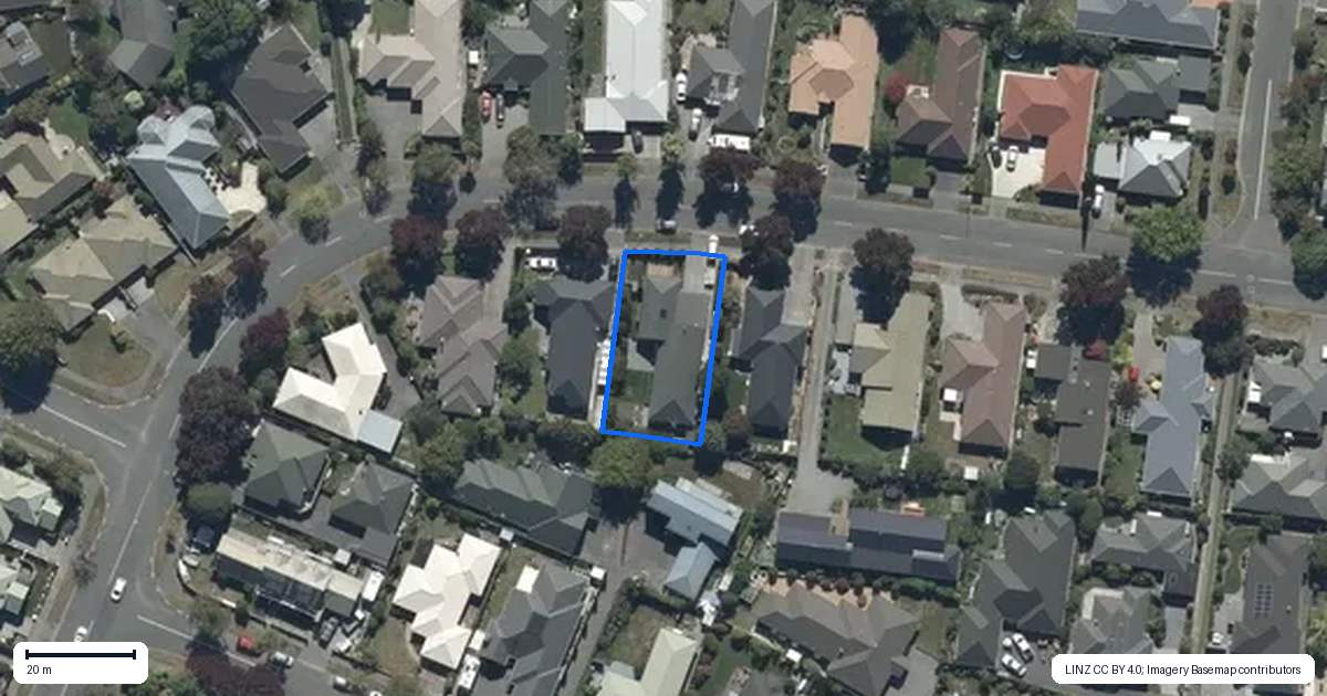 Property context map for 50 Apsley Drive, Avonhead, Christchurch