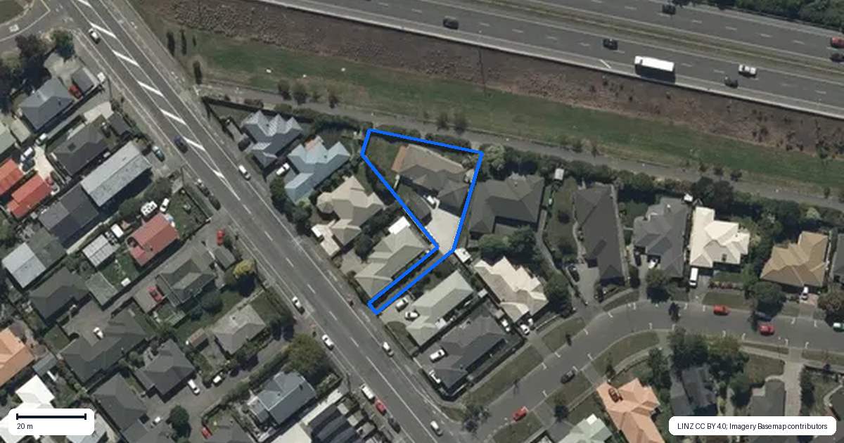 Property context map for 26 Wrights Road, Addington, Christchurch