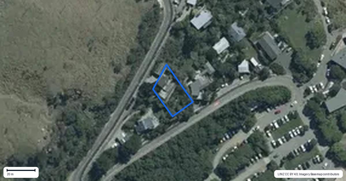 Property context map for 217 Taylors Mistake Road, Te Onepoto / Taylors Mistake, Christchurch