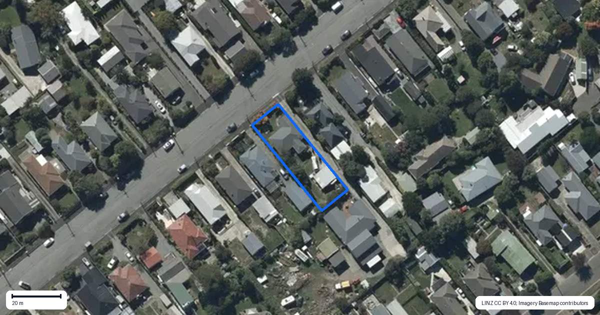 Property context map for 54 Conway Street, Somerfield, Christchurch