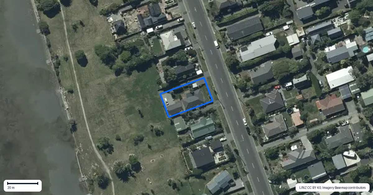 Property context map for 138 Rocking Horse Road, Southshore, Christchurch