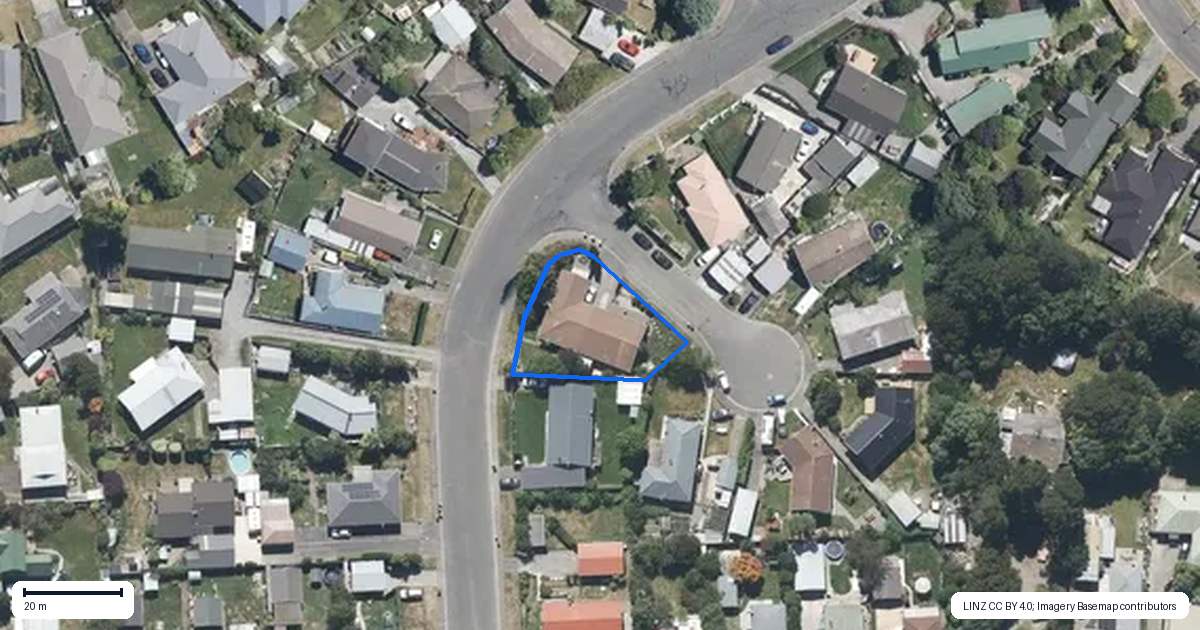 Property context map for 4 Bowie Drive, Woodend