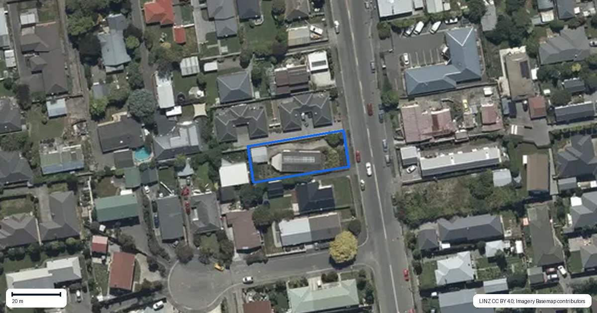 Property context map for 121 Gayhurst Road, Dallington, Christchurch
