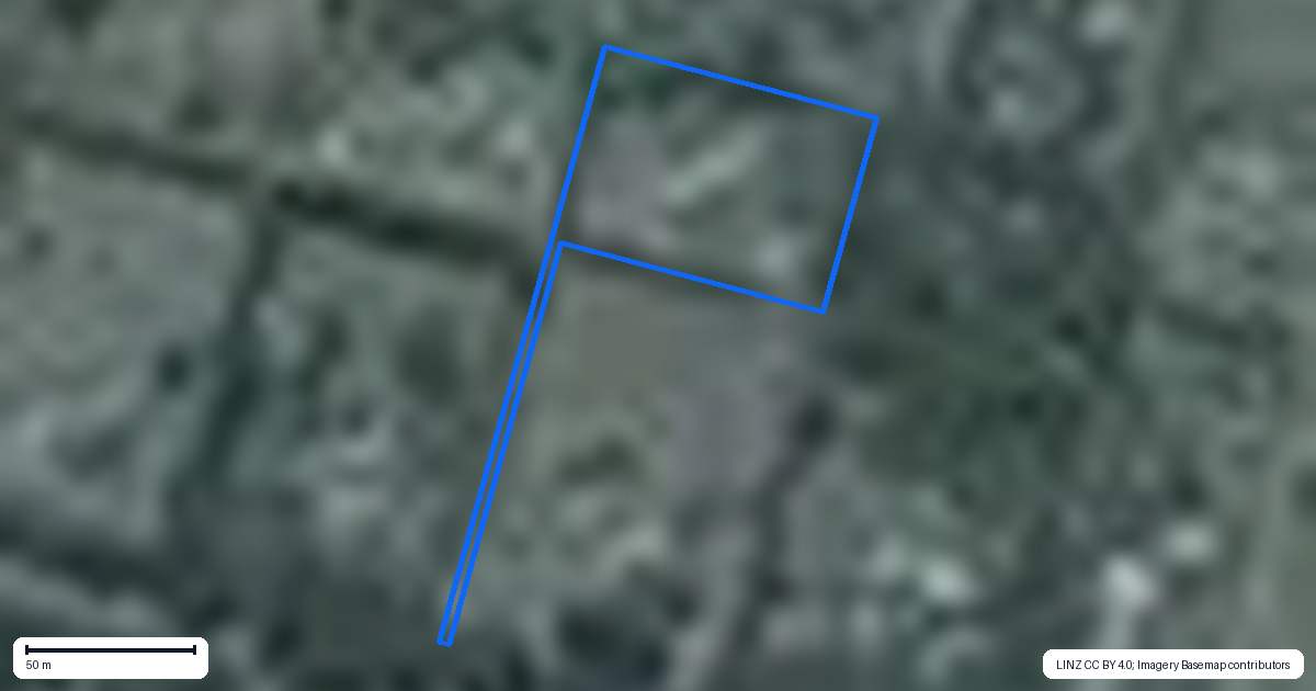 Property context map for 1726 Hoskyns Road, Kirwee
