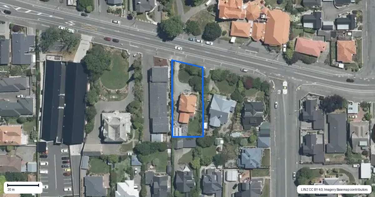 Property context map for 58 Wai-Iti Road, Maori Hill, Timaru