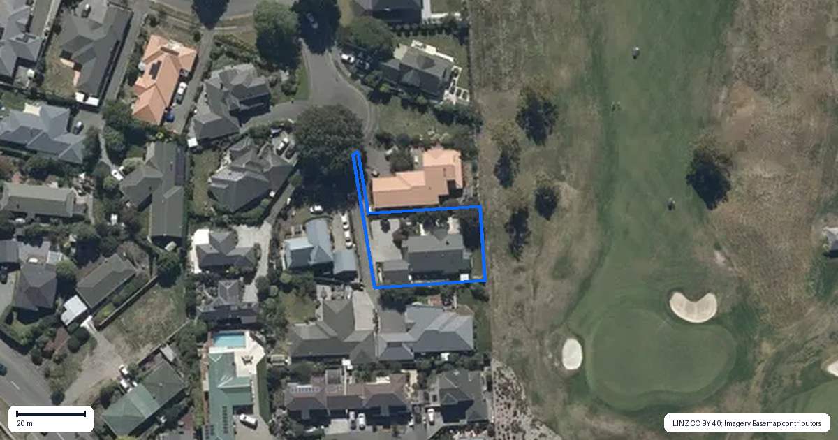 Property context map for 9 Oakmont Green, Shirley, Christchurch