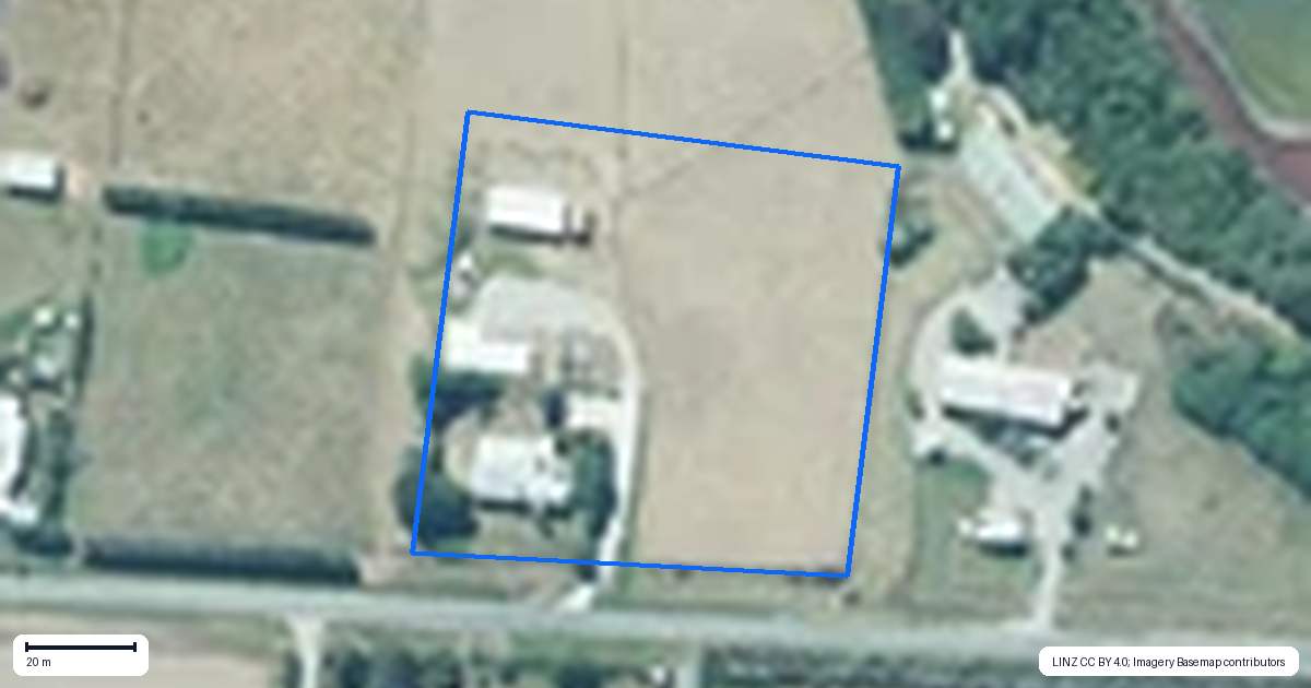 Property context map for 51 Lagoon Drive, Normanby, Timaru