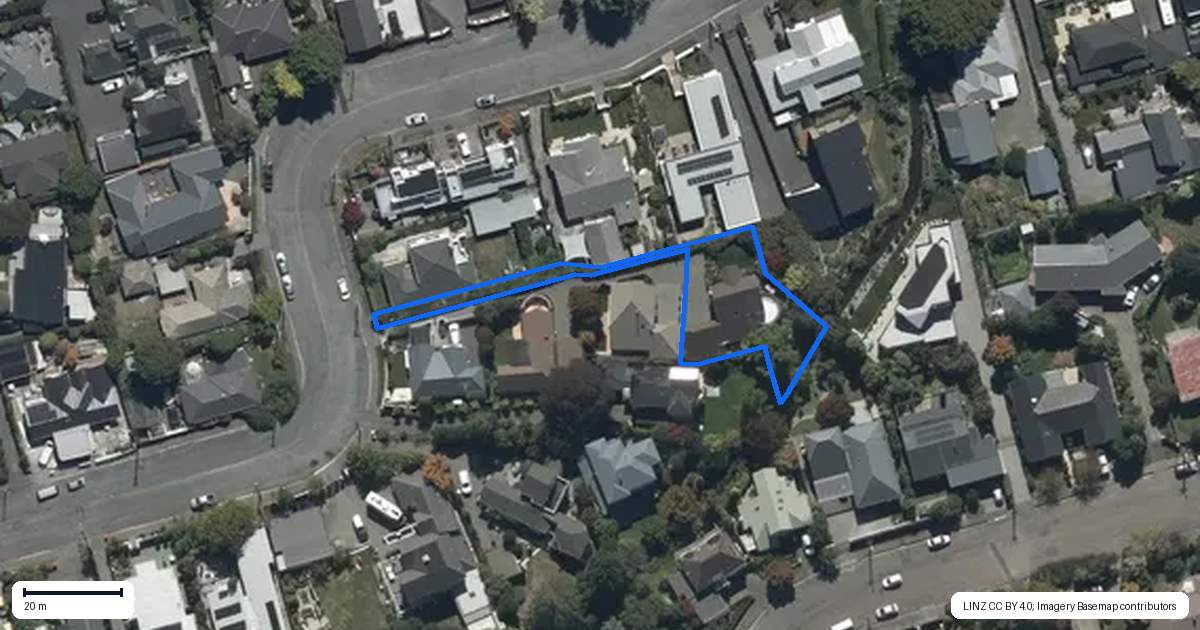 Property context map for 48 Wai-Iti Terrace, Burnside, Christchurch
