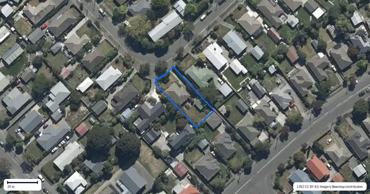 Property context map for 29 Liverton Crescent, Bishopdale, Christchurch
