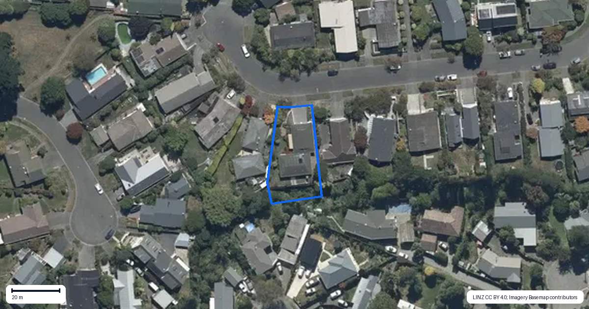 Property context map for 29 Highfield Place, Avonhead, Christchurch