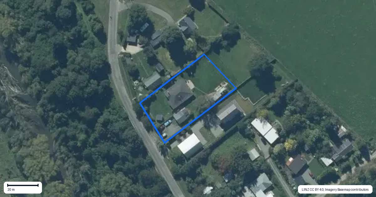 Property context map for 304 Whitecliffs Road, Whitecliffs, Glentunnel