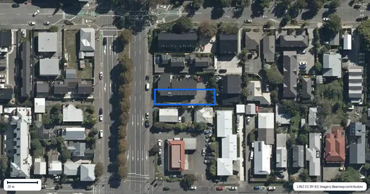 Property context map for 150 Fitzgerald Avenue, Christchurch Central, Christchurch