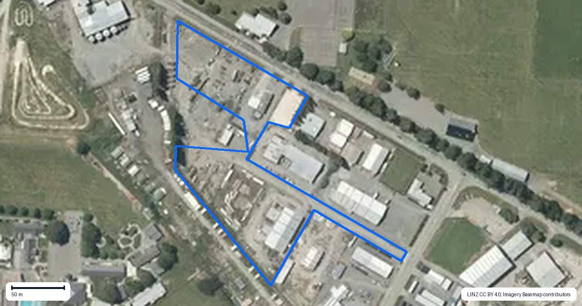 Property context map for 10 Line Road, Methven