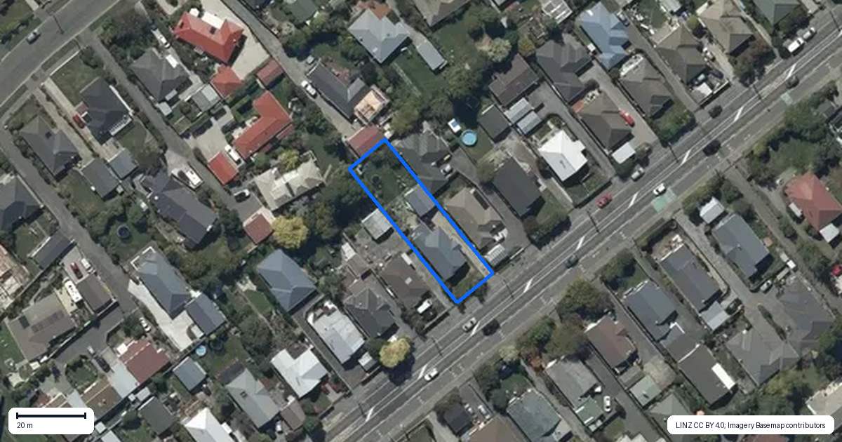 Property context map for 37 Frankleigh Street, Somerfield, Christchurch
