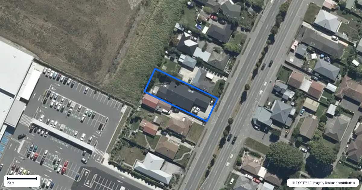 Property context map for 767 Main North Road, Belfast, Christchurch