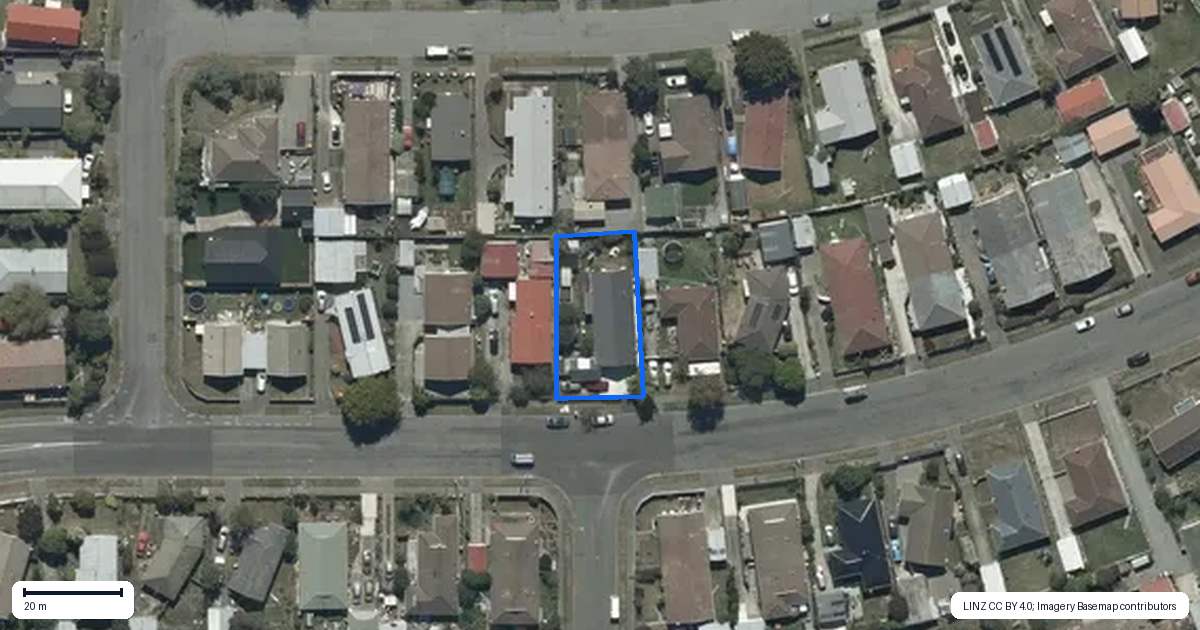 Property context map for 87 Hay Street, Bromley, Christchurch