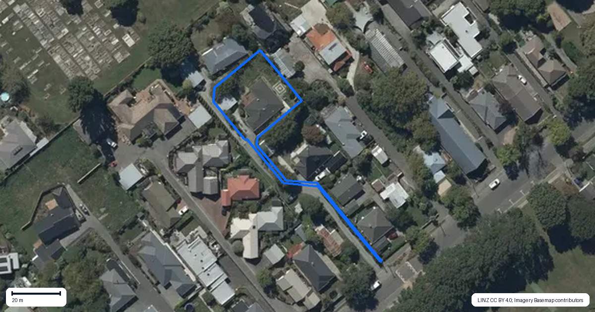 Property context map for 37B Studholme Street, Somerfield, Christchurch
