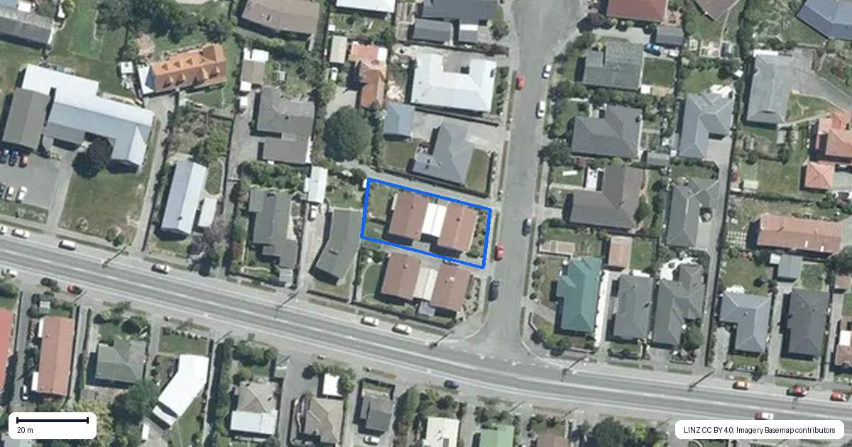 Property context map for 2 Hillsden Place, Glenwood, Timaru