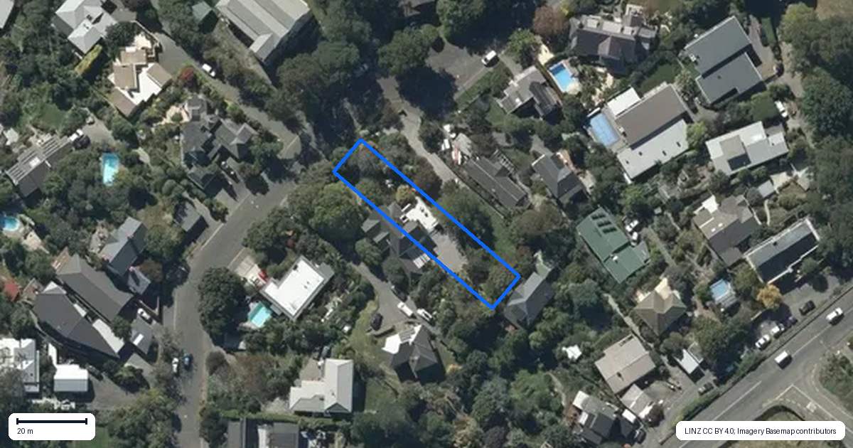 Property context map for 5 MacMillan Avenue, Cashmere, Christchurch
