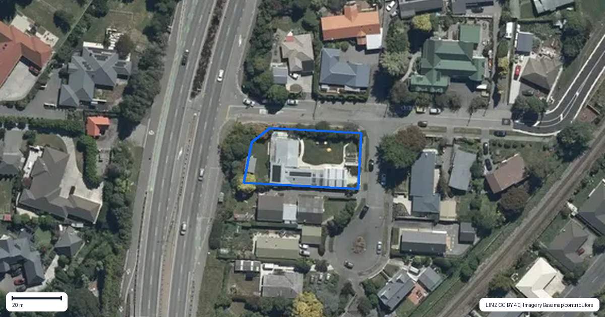 Property context map for 2 Tracy Place, Redwood, Christchurch
