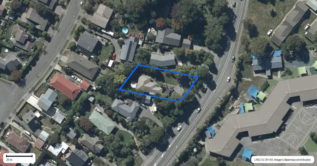 Property context map for 518 Halswell Road, Halswell, Christchurch