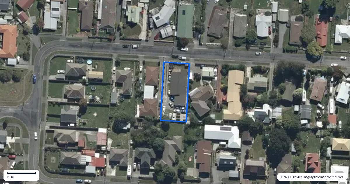 Property context map for 16 Momorangi Crescent, Redwood, Christchurch
