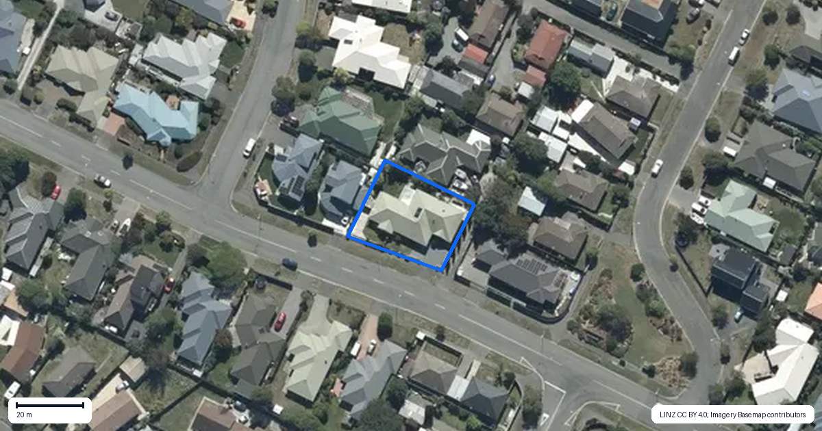 Property context map for 65 Broadhaven Avenue, Parklands, Christchurch