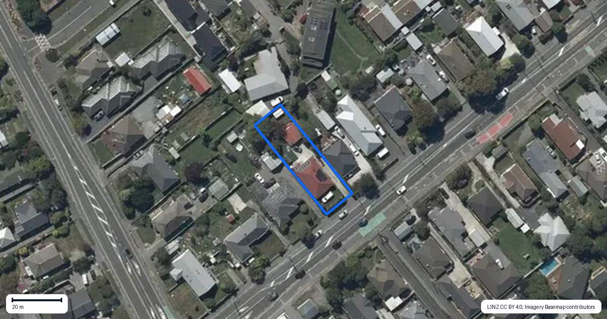 Property context map for 11 Frankleigh Street, Somerfield, Christchurch