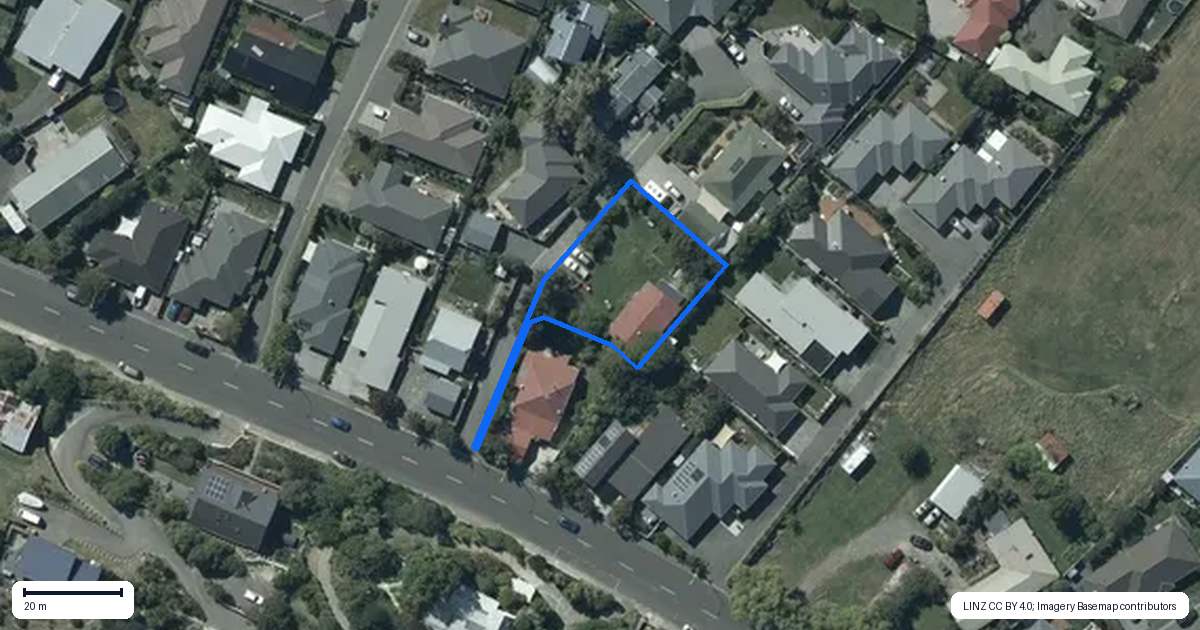 Property context map for 16 Ardtrea Lane, Heathcote Valley, Christchurch