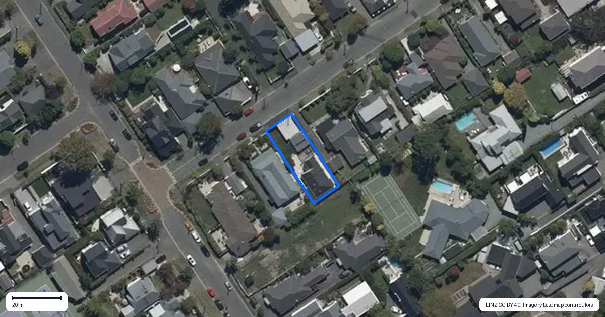 Property context map for 70 Halton Street, Strowan, Christchurch