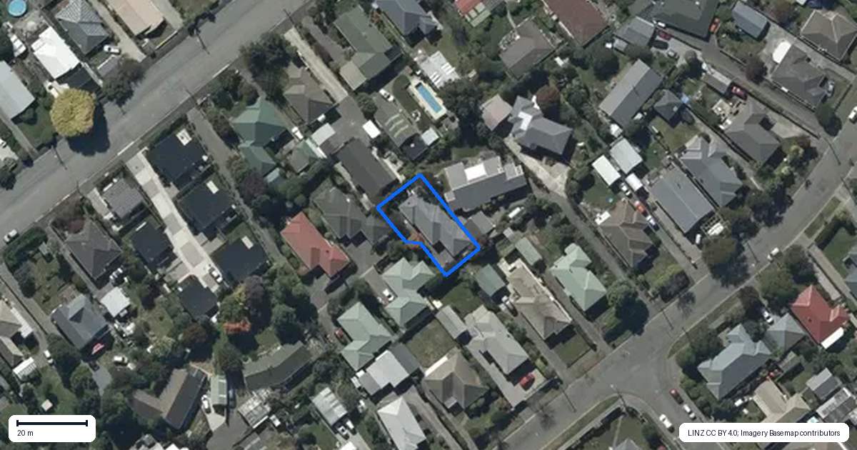 Property context map for 3 Nina Lane, Somerfield, Christchurch
