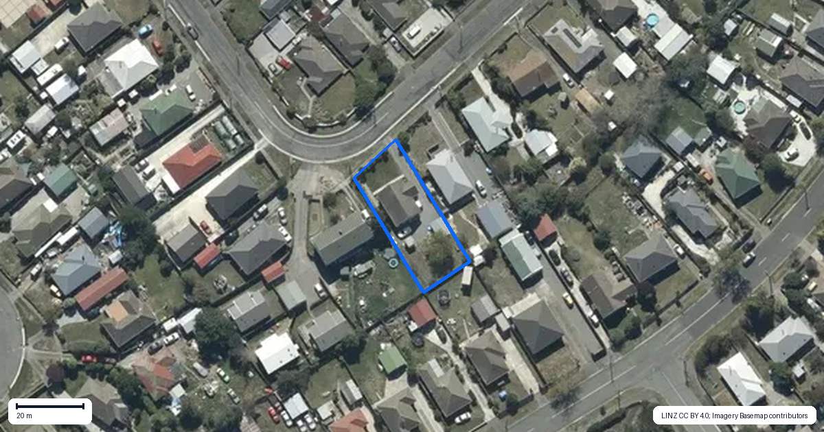 Property context map for 24 Bournemouth Crescent, Aranui, Christchurch