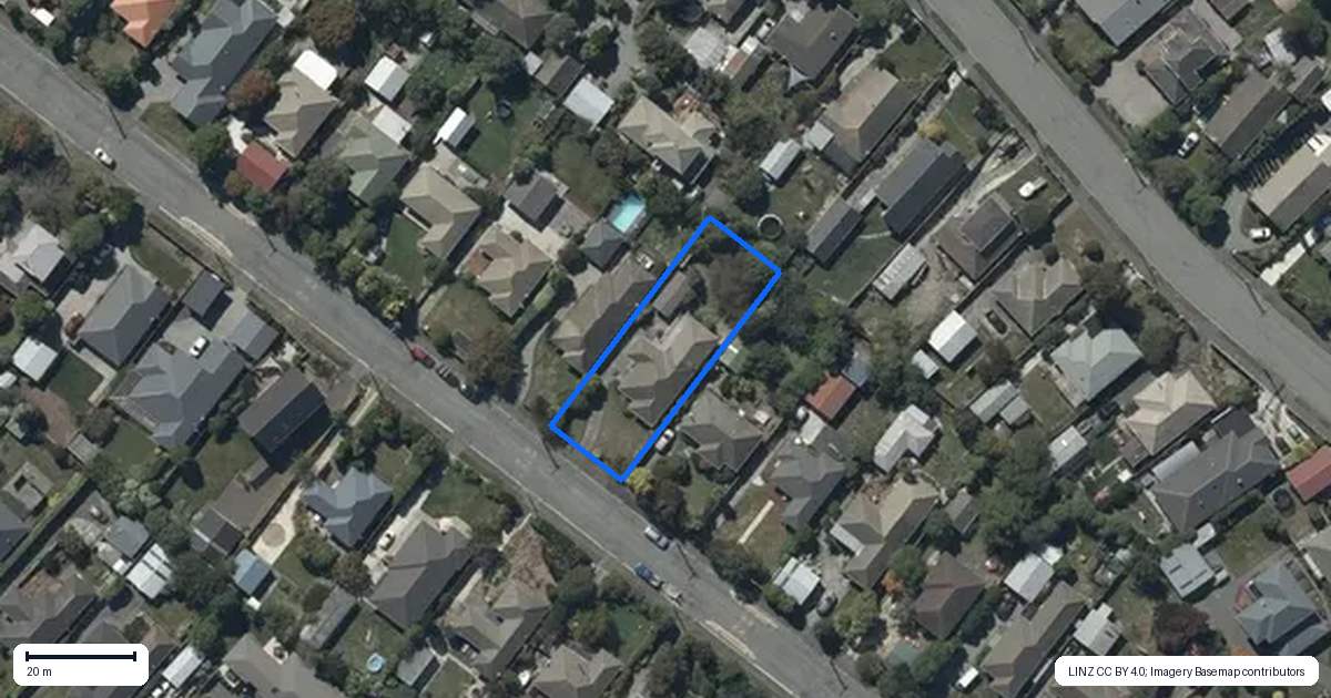 Property context map for 44 McBeath Avenue, Hoon Hay, Christchurch