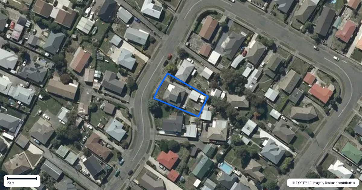 Property context map for 47 Frensham Crescent, Woolston, Christchurch