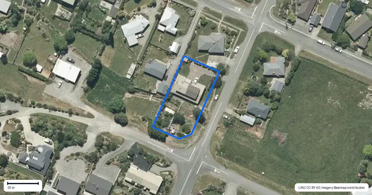 Property context map for 7A Shere Street, Pleasant Point