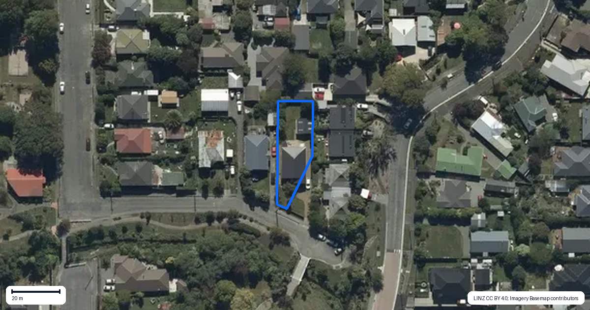 Property context map for 13 Julius Terrace, Richmond, Christchurch