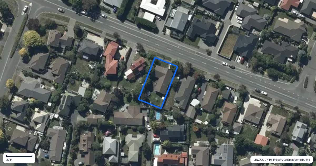 Property context map for 115 Dunbars Road, Halswell, Christchurch