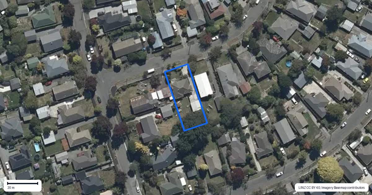 Property context map for 4 Ebony Street, Bishopdale, Christchurch