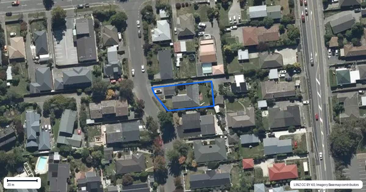 Property context map for 7 Lynfield Avenue, Ilam, Christchurch