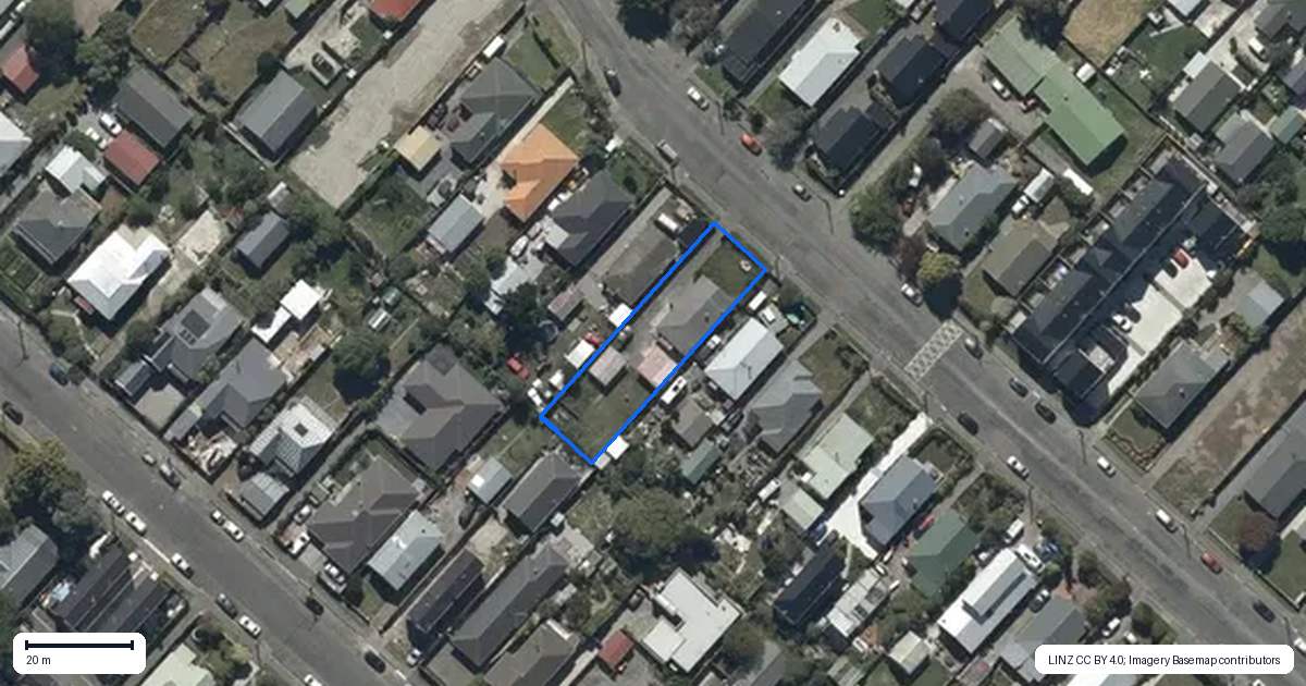 Property context map for 42 McLean Street, Linwood, Christchurch